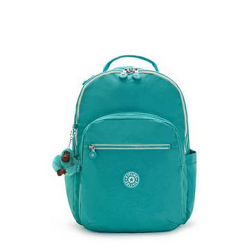 Kipling Seoul Large 15" Laptop Rygsække Turkis | DK 1846BE